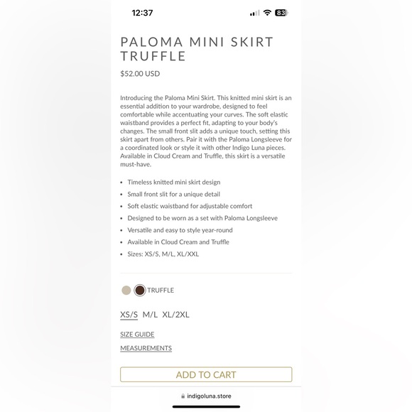 Indigo Luna Paloma Mini Skirt - Picture 9 of 12